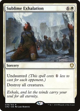Sublime Exhalation [Commander Anthology Volume II] | Magic Magpie
