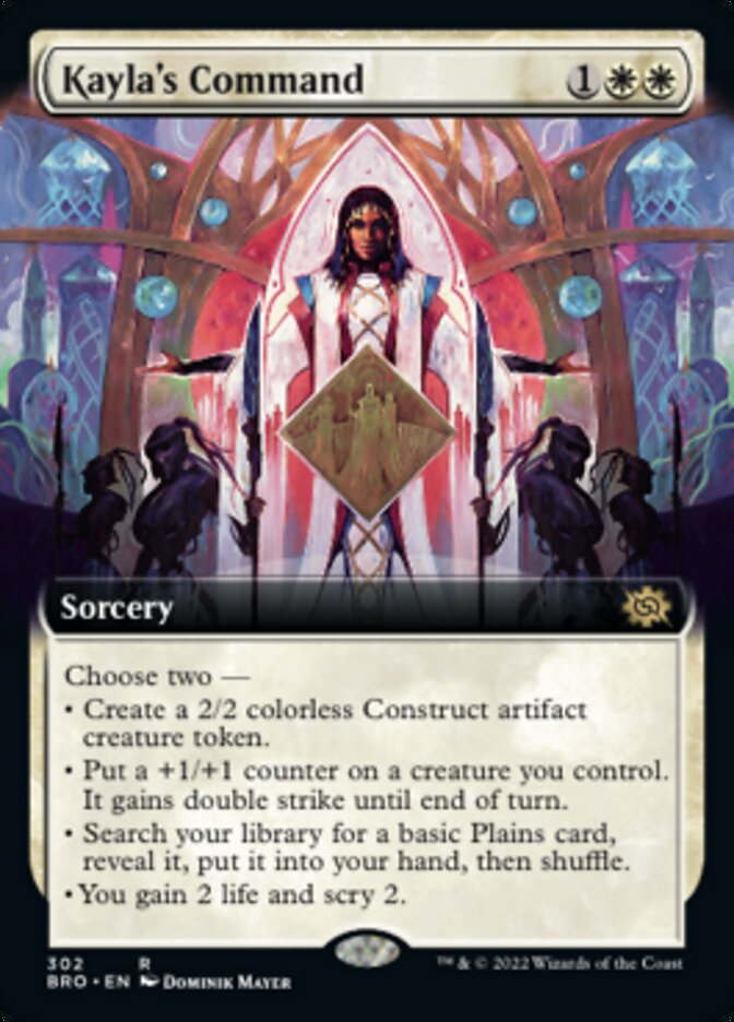 Kayla's Command (Extended Art) [The Brothers' War] | Magic Magpie