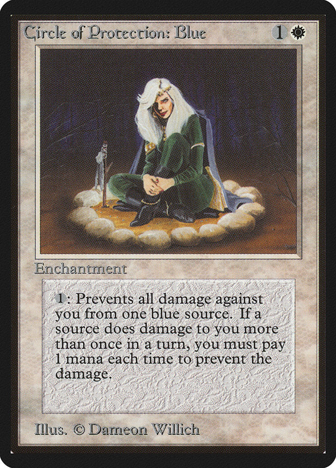 Circle of Protection: Blue [Limited Edition Beta] | Magic Magpie