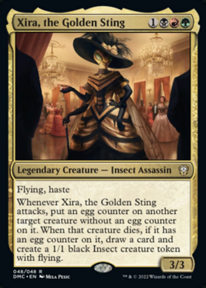 Xira, the Golden Sting [Dominaria United Commander] | Magic Magpie