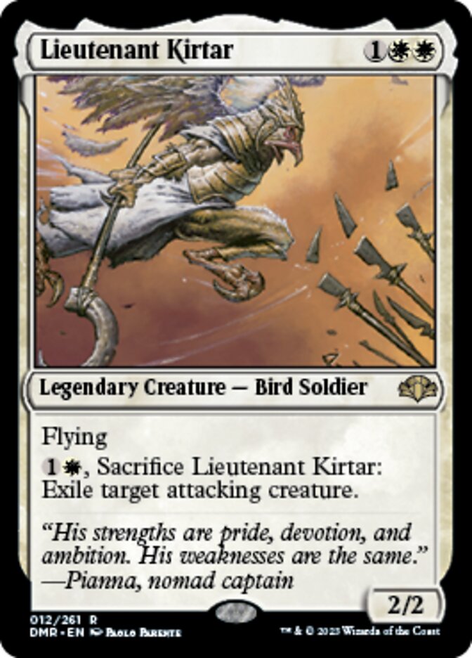 Lieutenant Kirtar [Dominaria Remastered] | Magic Magpie