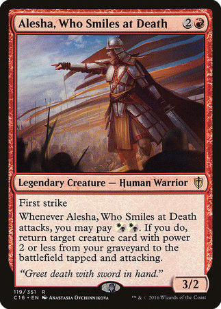 Alesha, Who Smiles at Death [Commander 2016] | Magic Magpie