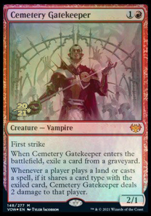 Cemetery Gatekeeper [Innistrad: Crimson Vow Prerelease Promos] | Magic Magpie