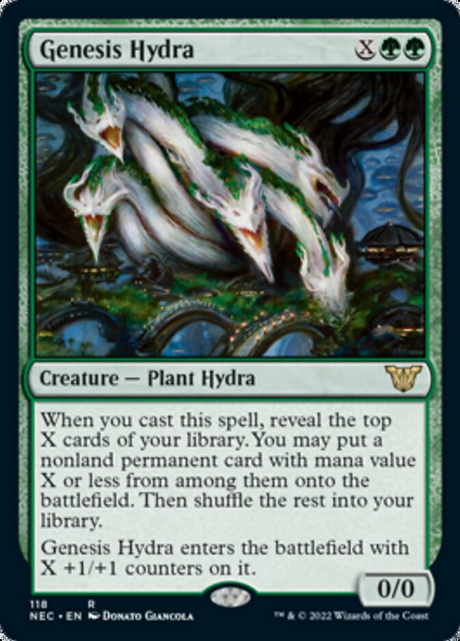 Genesis Hydra [Kamigawa: Neon Dynasty Commander] | Magic Magpie