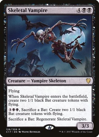 Skeletal Vampire [Commander 2017] | Magic Magpie