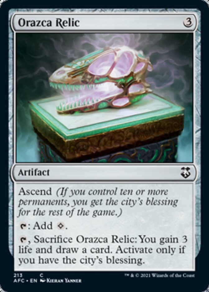 Orazca Relic [Dungeons & Dragons: Adventures in the Forgotten Realms Commander] | Magic Magpie