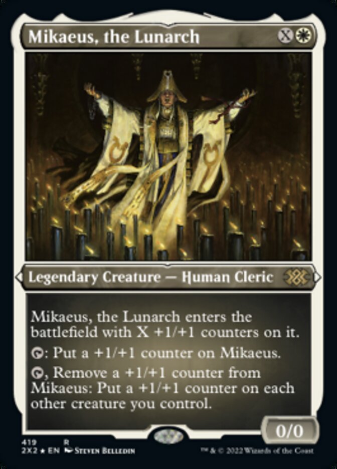 Mikaeus, the Lunarch (Foil Etched) [Double Masters 2022] | Magic Magpie