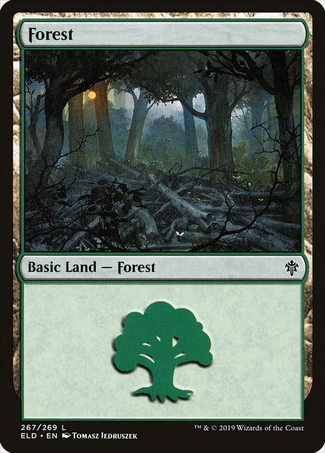 Forest (267) [Throne of Eldraine] | Magic Magpie