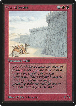 Wall of Stone [Limited Edition Beta] | Magic Magpie