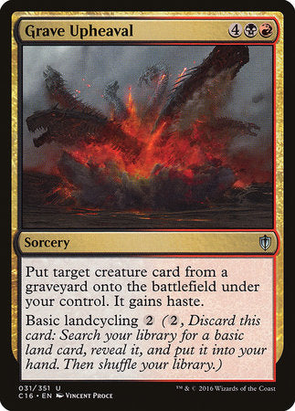 Grave Upheaval [Commander 2016] | Magic Magpie