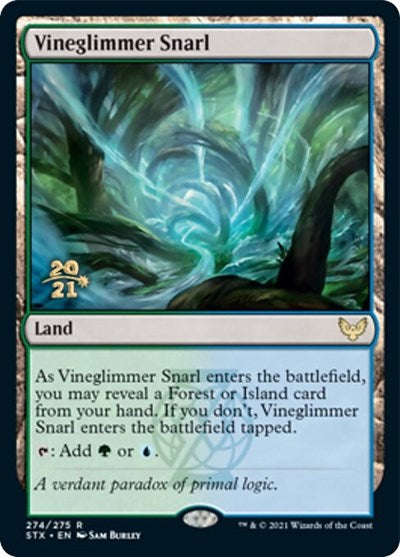 Vineglimmer Snarl [Strixhaven: School of Mages Prerelease Promos] | Magic Magpie