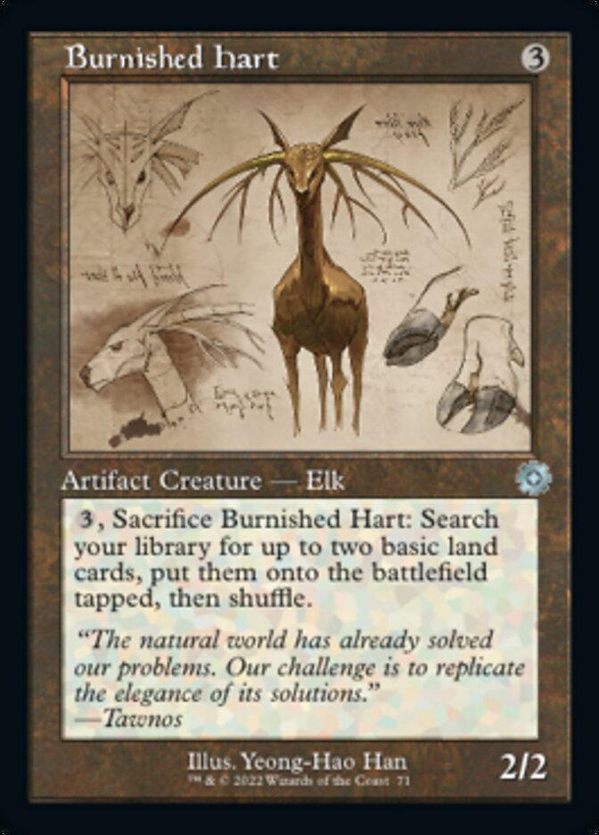 Burnished Hart (Retro Schematic) [The Brothers' War Retro Artifacts] | Magic Magpie