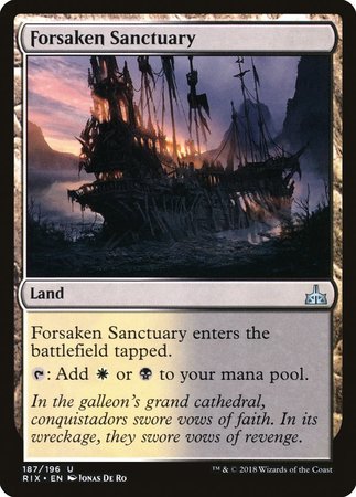 Forsaken Sanctuary [Rivals of Ixalan] | Magic Magpie