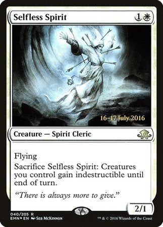 Selfless Spirit [Eldritch Moon Promos] | Magic Magpie