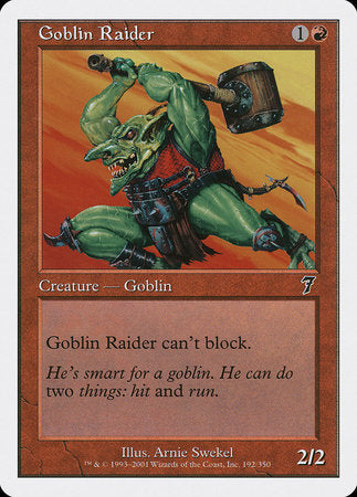 Goblin Raider [Seventh Edition] | Magic Magpie