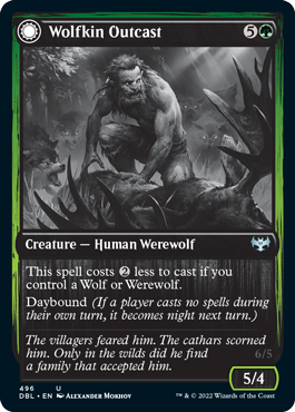 Wolfkin Outcast // Wedding Crasher [Innistrad: Double Feature] | Magic Magpie