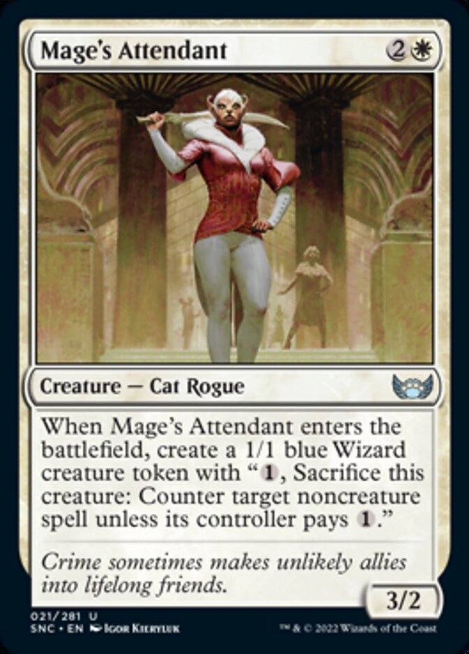 Mage's Attendant [Streets of New Capenna] | Magic Magpie