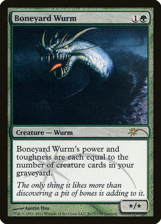 Boneyard Wurm [Wizards Play Network 2011] | Magic Magpie