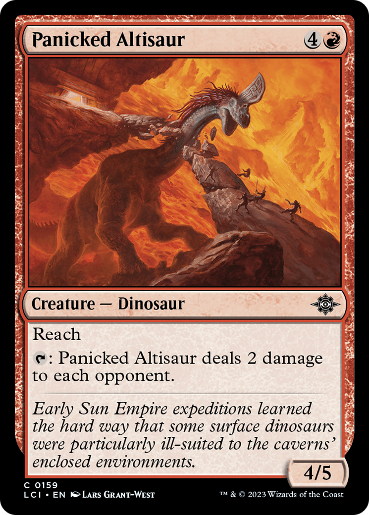 Panicked Altisaur [The Lost Caverns of Ixalan] | Magic Magpie