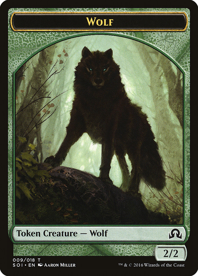 Wolf [Shadows over Innistrad Tokens] | Magic Magpie