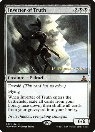 Inverter of Truth [Oath of the Gatewatch Promos] | Magic Magpie