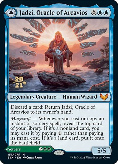 Jadzi, Oracle of Arcavios // Journey to the Oracle [Strixhaven: School of Mages Prerelease Promos] | Magic Magpie