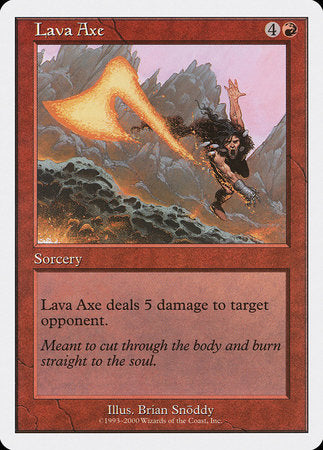 Lava Axe [Starter 2000] | Magic Magpie