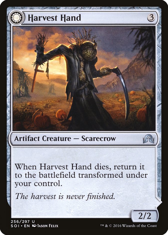 Harvest Hand // Scrounged Scythe [Shadows over Innistrad] | Magic Magpie