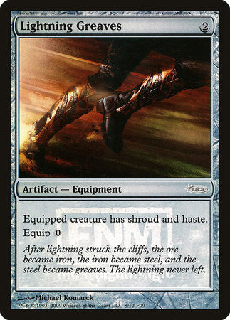 Lightning Greaves [Friday Night Magic 2009] | Magic Magpie