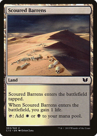 Scoured Barrens [Commander 2015] | Magic Magpie