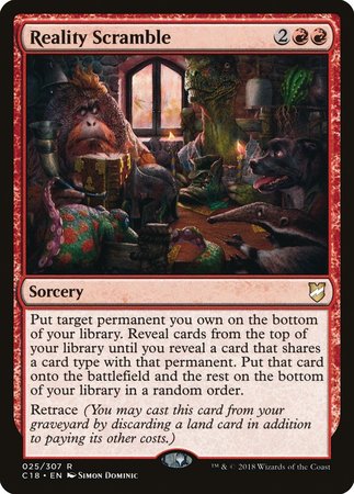 Reality Scramble [Commander 2018] | Magic Magpie