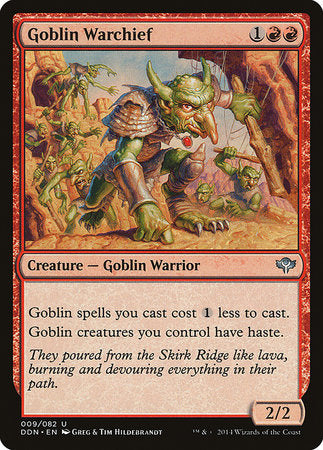 Goblin Warchief [Duel Decks: Speed vs. Cunning] | Magic Magpie