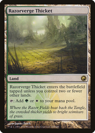 Razorverge Thicket [Scars of Mirrodin] | Magic Magpie