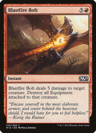 Blastfire Bolt [Magic 2015] | Magic Magpie