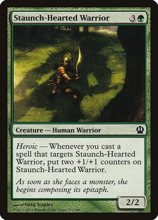 Staunch-Hearted Warrior [Theros] | Magic Magpie