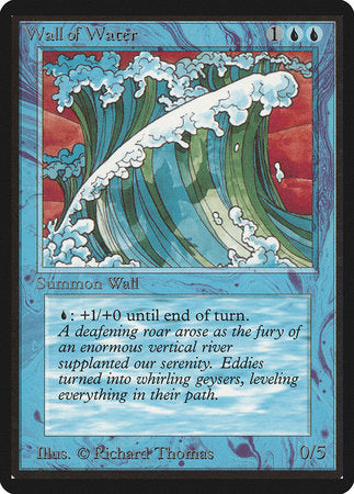 Wall of Water [Limited Edition Beta] | Magic Magpie