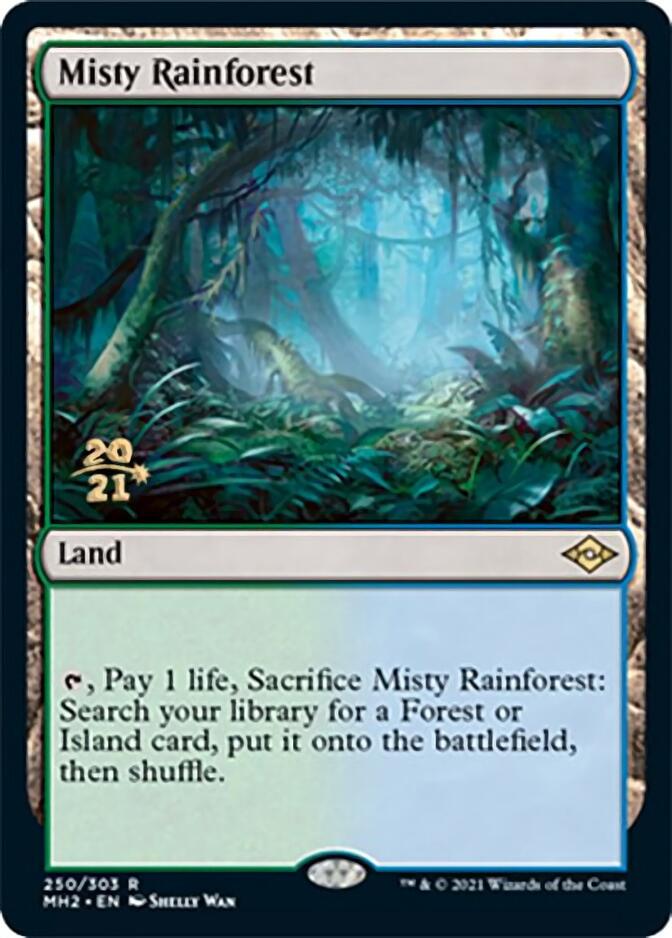 Misty Rainforest [Modern Horizons 2 Prerelease Promos] | Magic Magpie