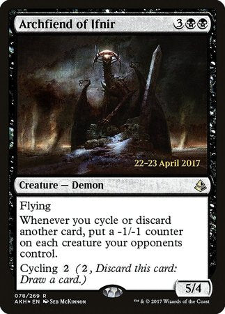 Archfiend of Ifnir [Amonkhet Promos] | Magic Magpie