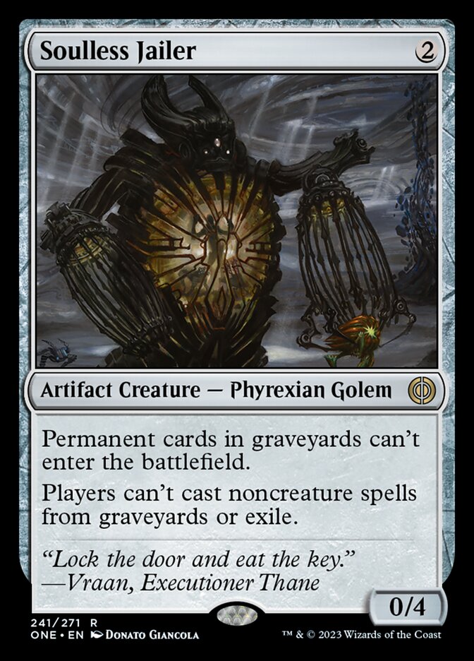 Soulless Jailer [Phyrexia: All Will Be One] | Magic Magpie