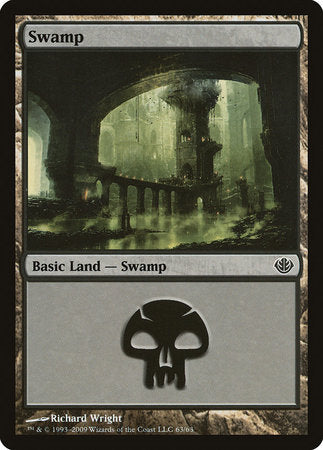 Swamp (63) [Duel Decks: Garruk vs. Liliana] | Magic Magpie