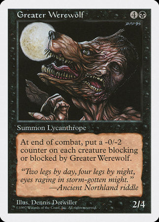 Greater Werewolf [Fifth Edition] | Magic Magpie