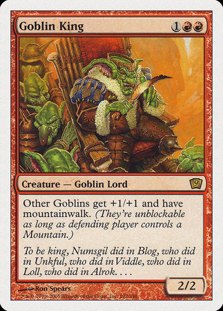 Goblin King [Ninth Edition] | Magic Magpie