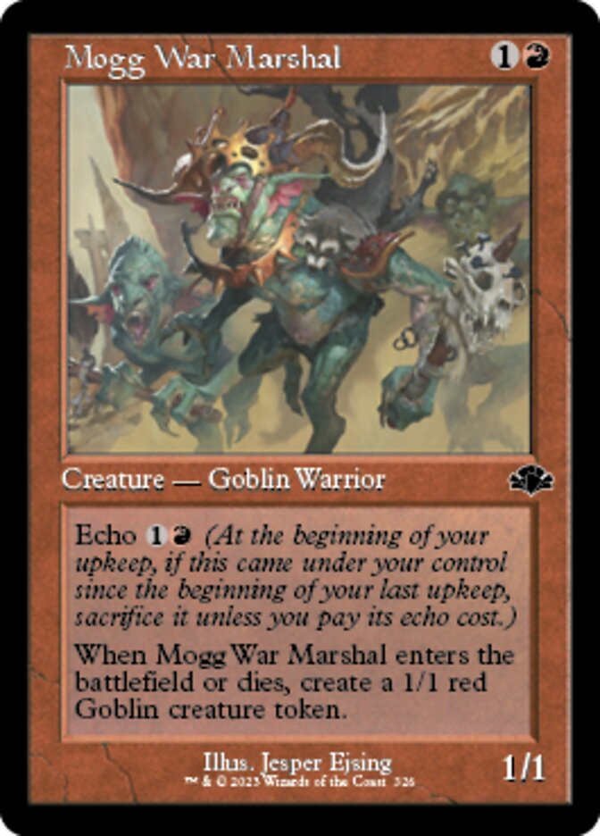 Mogg War Marshal (Retro) [Dominaria Remastered] | Magic Magpie