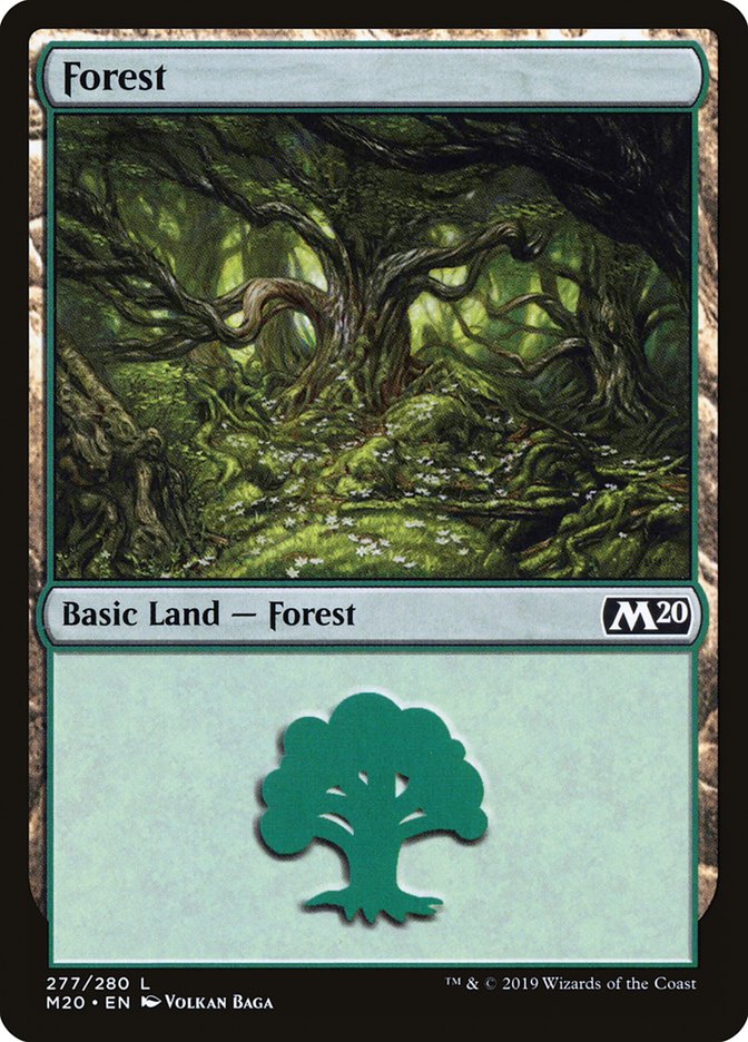 Forest (#277) [Core Set 2020] | Magic Magpie