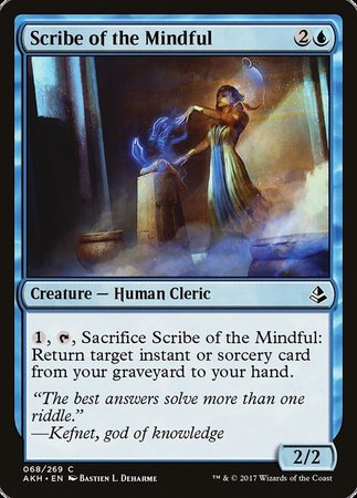 Scribe of the Mindful [Amonkhet] | Magic Magpie