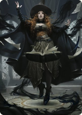 Tasha, the Witch Queen Art Card (41) [Commander Legends: Battle for Baldur's Gate Art Series] | Magic Magpie