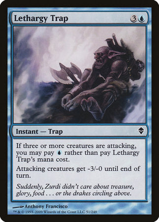 Lethargy Trap [Zendikar] | Magic Magpie