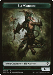 Elf Warrior // Zombie Token [Commander Legends Tokens] | Magic Magpie