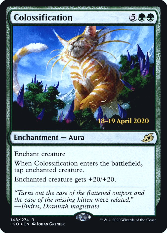 Colossification  [Ikoria: Lair of Behemoths Prerelease Promos] | Magic Magpie