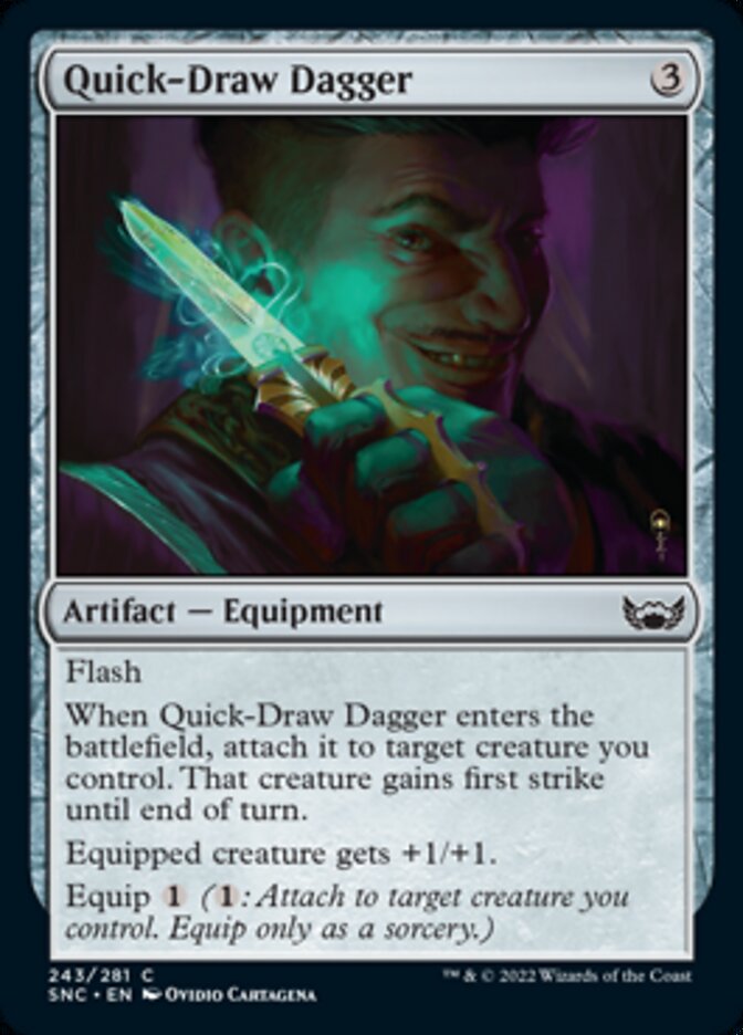 Quick-Draw Dagger [Streets of New Capenna] | Magic Magpie
